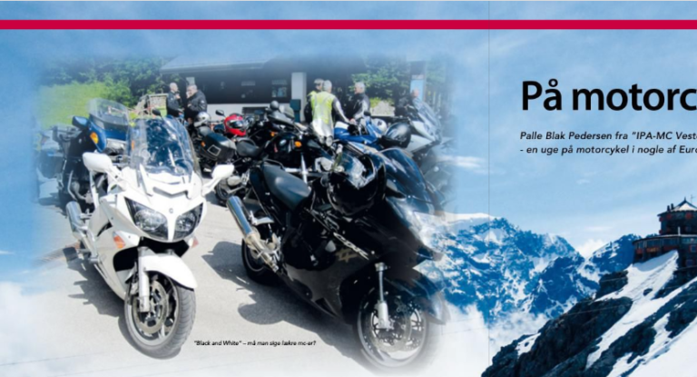Tilbageblik: På motorcykel i alperne (IPA Nyt 3/2012)