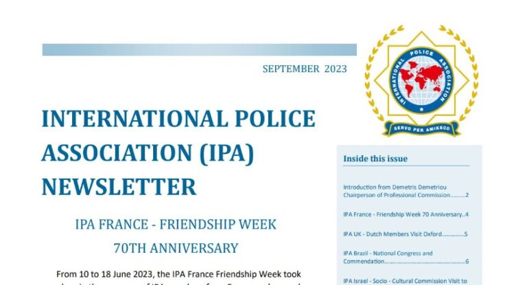 IPA Newsletter September 2023